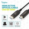 Digitus Kabel połączeniowy hybrydowy HDMI AOC | HDMI-A męski-męski | HDMI 2.1 | UHD-2 8K@60Hz | 48Gbps |HDR, eARC, HDCP 2.2, CEC | 100m